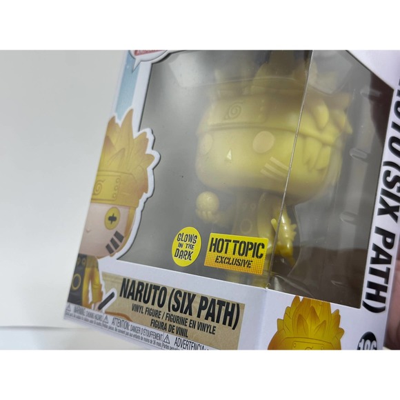 Funko Pop 186 Naruto Six Path Glow in the Dark Hot Topic Exclusive - Picture 13 of 14